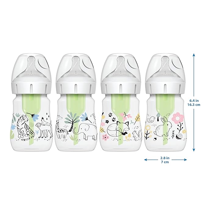 Dr. Brown’s Natural Flow® Anti-Colic Options+™ Wide-Neck Baby Bottle Designer - Image 15