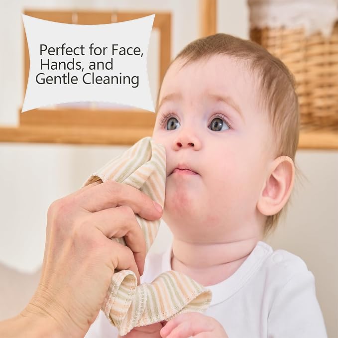 Organic Cotton Baby Washcloths - Image 4