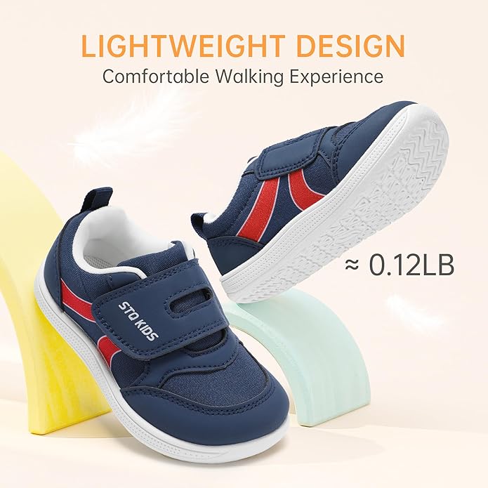 Toddler Wide Toe Box Barefoot Shoes Boys Girls Sneakers Kids Tennis Shoes - Image 9