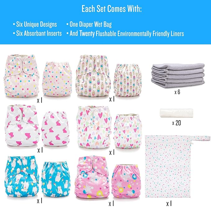 Simple Being Reusable Cloth Diapers, Double Gusset, One Size Adjustable - Image 5
