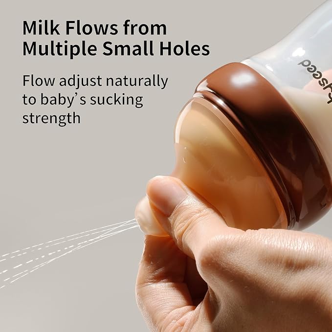 Natural Anti-Colic Baby Bottles That Mimic Breastfeeding Newborn Breast Like - Image 8