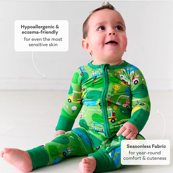 Little Sleepies Pajamas for Baby Boys & Girls, Viscose from Bamboo Baby Pajamas - Image 5