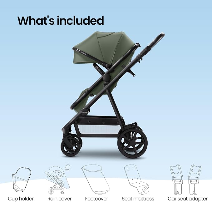 Mompush Meteor2 Baby Stroller 2-in-1 - Image 8