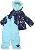 Arctic Quest Little Girls Bib Snow Pants and Ski Jacket Water-Resistant Snowsuit by ArcticQuest