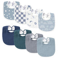 Konssy Muslin Baby Bibs 8 Pack Baby Bandana Drool Bibs Cotton by Konssy