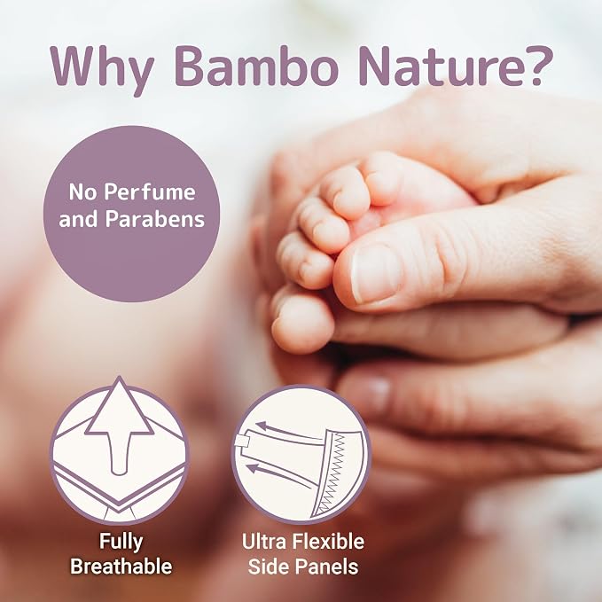 Bambo Nature Hypoallergenic Dream Baby Diapers, Premium Eco-Labeled Sustainable - Image 2