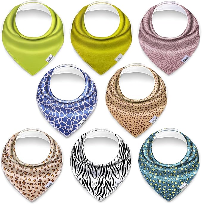 Organic Cotton Baby Bibs for Boys & Girls – Soft, Absorbent Teething & Drool by KiddyStar%C2%AE