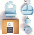 mimi & kiki BPA-Free Silicone Baby Feeding Set, Baby Plates and Bowls Set by mimi+%26+kiki