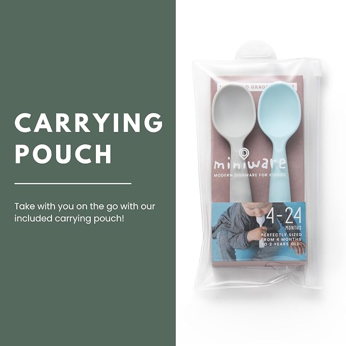 Miniware Silicone Baby Spoon for Training - Image 5