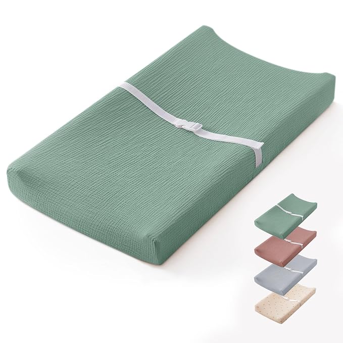 Blissful Diary Muslin Baby Changing Pad by ForEveryBabysBetterLife