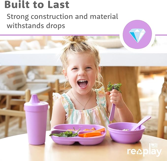 Re-Play Toddler Plates with Dividers - Image 5