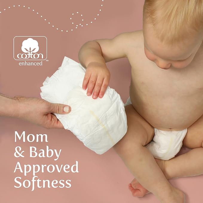 Earth & Eden Sensitive | Eco-Conscious & Hypoallergenic Diapers | Size 7 | 80 - Image 3