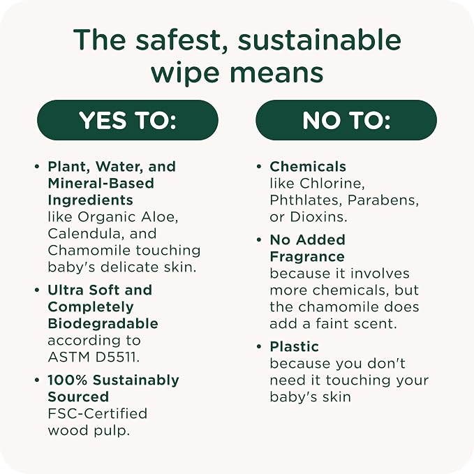 HealthyBaby Our Wet Wipes | EWG Verified Safe | 100% Water & Plant Based | - Image 4