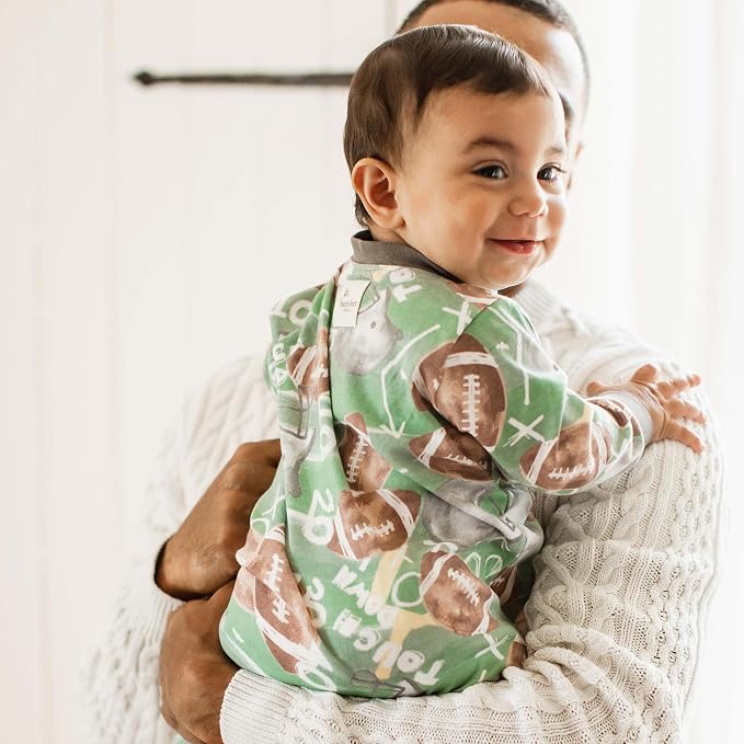 Burt’s Bees Baby Boys' One-Piece Sleep and Play 100% Organic Cotton PJs - Image 4