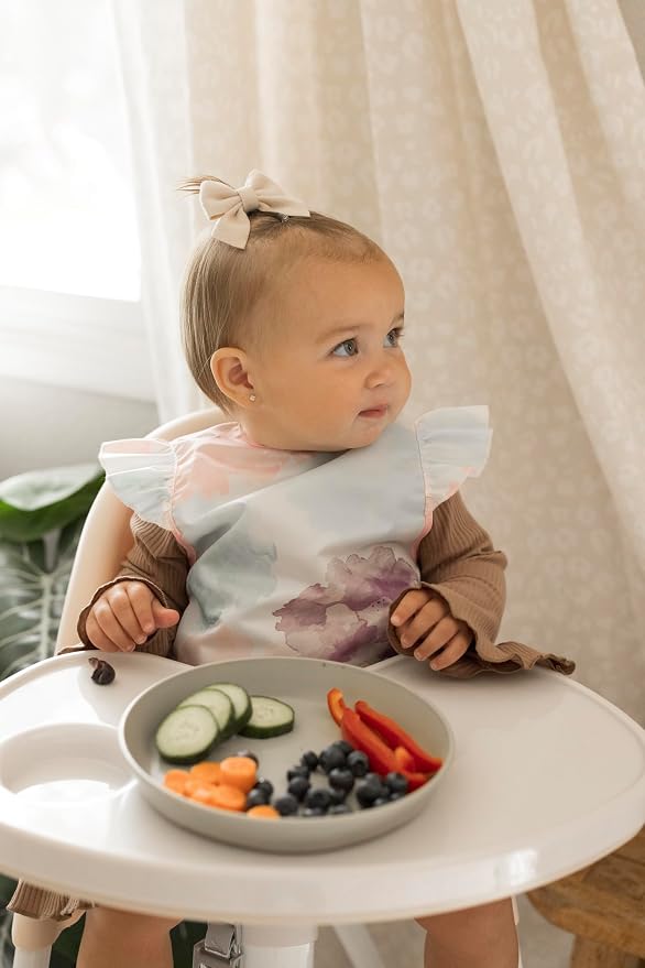 Tiny Twinkle Short Sleeve Apron Baby & Toddler Bib - Image 3