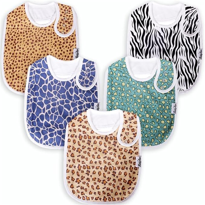 Organic Cotton Baby Bibs for Boys & Girls – Soft, Absorbent Teething & Drool by KiddyStar%C2%AE