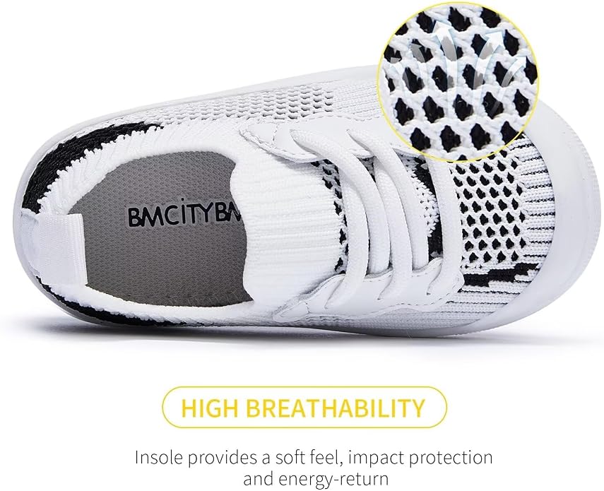 BMCiTYBM Baby Sneakers Girls Boys Lightweight Breathable Mesh First Walkers - Image 4