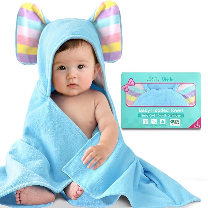 Thick Baby Hooded Bath Towel by VOOVAMOVAS