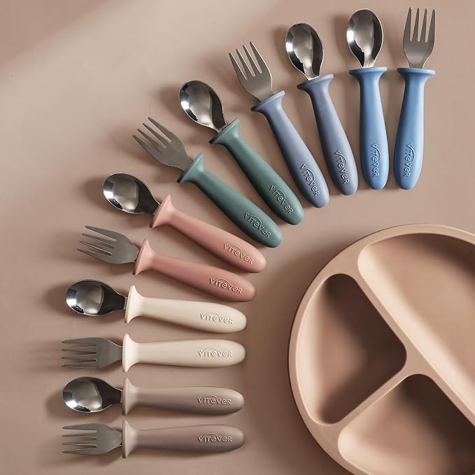 6 Pieces Toddler Utensils, Children Silverware Set - Image 7