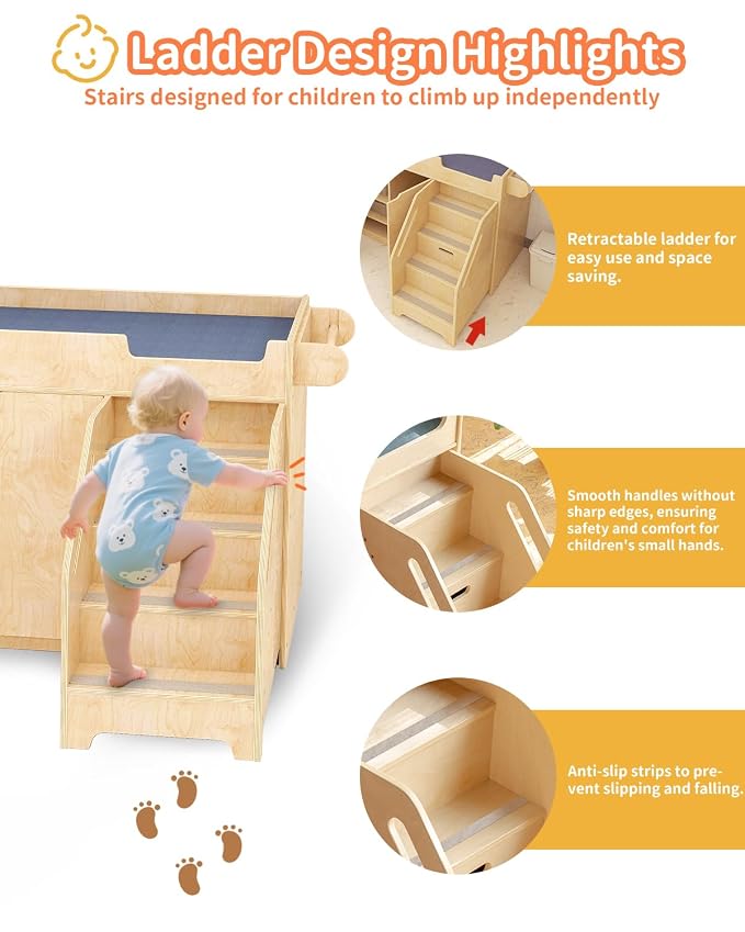 Wooden Baby Changing Table - Image 4