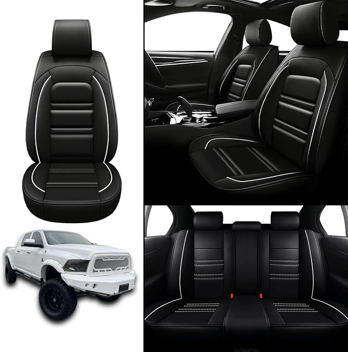 Seat Covers for Dodge ram 2500 2004-2011 | 5-Seats Leather Seat Covers - Image 2