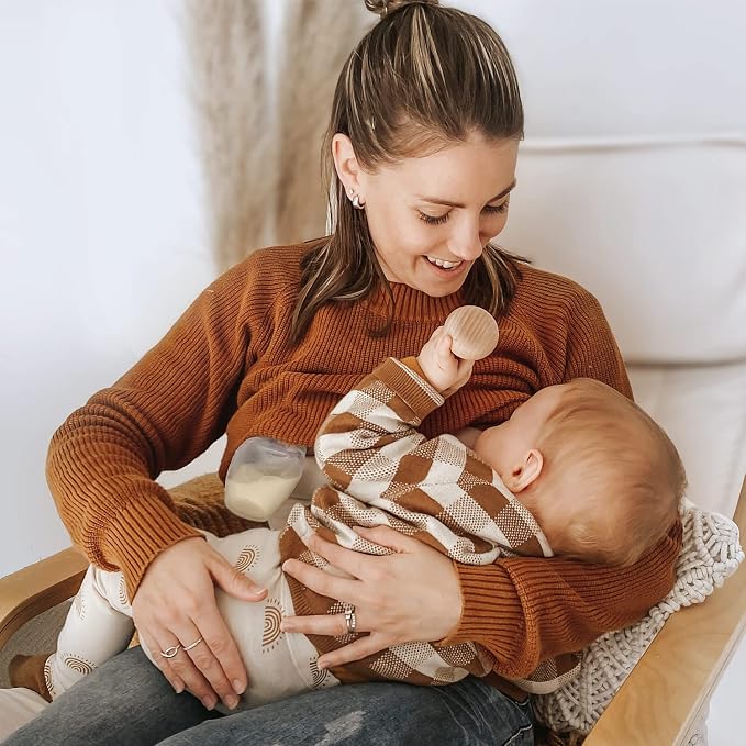 haakaa Manual Breast Pump for Breastfeeding 4oz/100ml and Ladybug Milk - Image 7