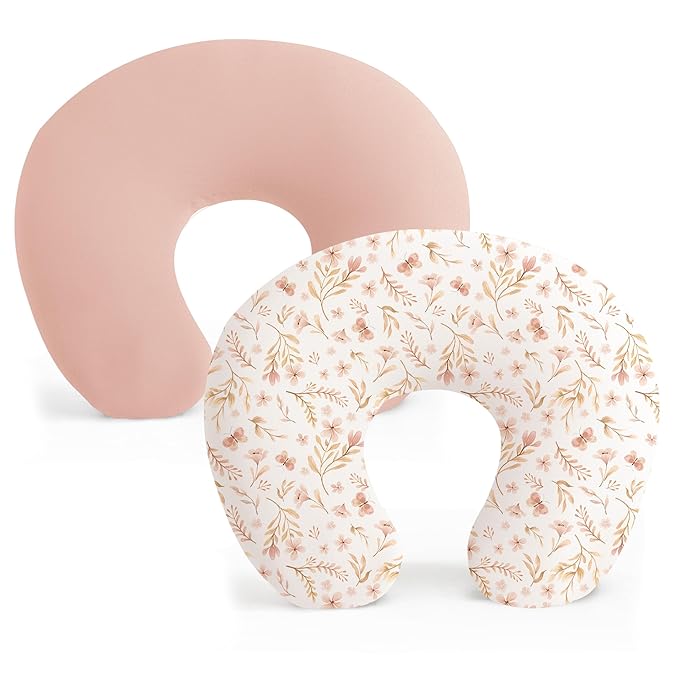 Konssy 2 Pack Nursing Pillow Covers, Stretchy and Soft Nursing Cover by Konssy