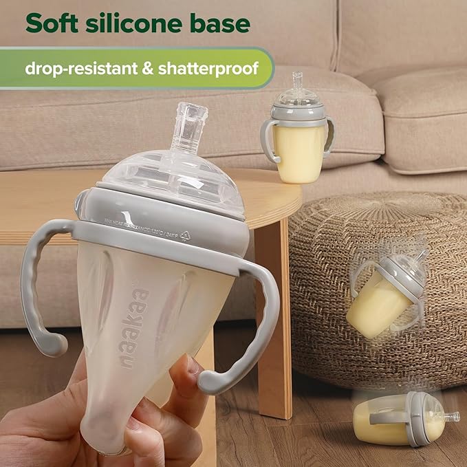 haakaa Weighted Straw Sippy Cup - Image 6
