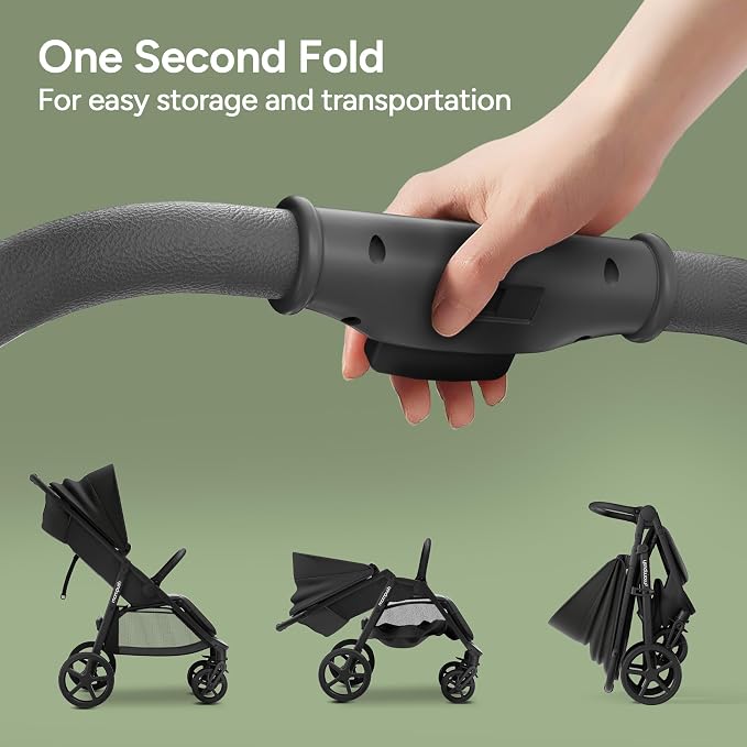 Mompush Nova Baby Stroller for Toddler, Infant & Newborn | Spacious Seat & - Image 6