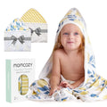 Momcozy Hooded Baby Towel, 2 Pack Baby Bath Towel Set by Momcozy