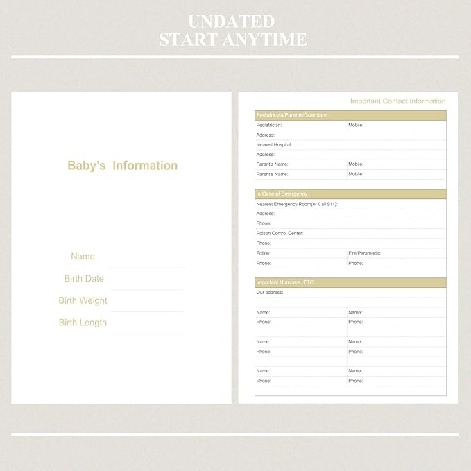 Baby's Daily Care Planner - Image 5