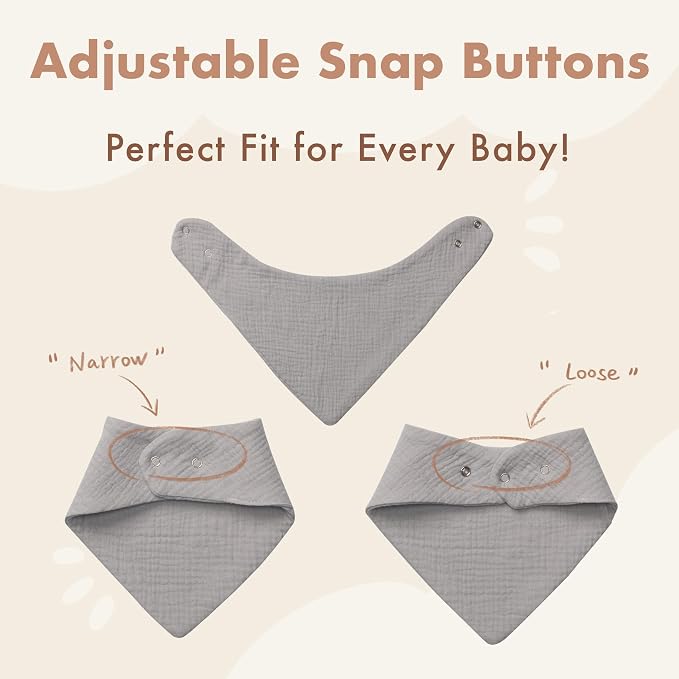 Baby Bibs 8-Pack - Image 2