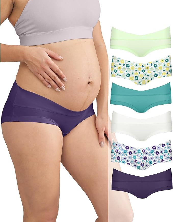 Intimate Portal Maternity Underwear Cotton Pregnancy Postpartum Panties Under by IntimatePortal