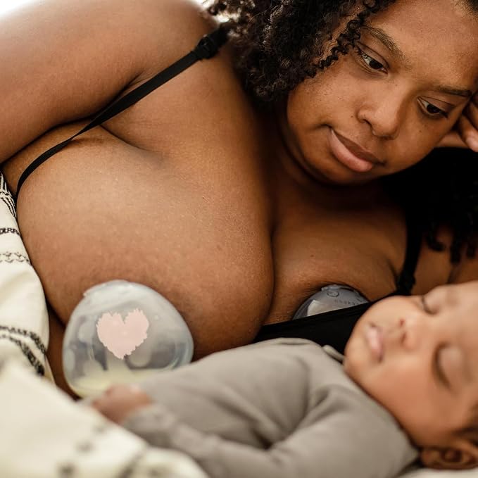 haakaa Silicone Breast Pump and Ladybug Breast Shells Combo - Image 5