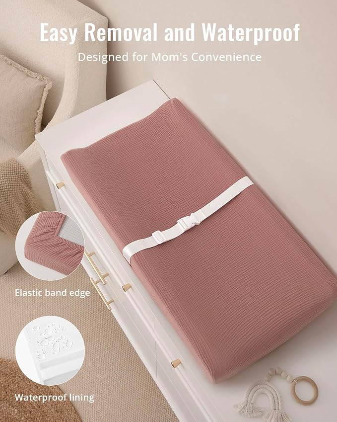 Blissful Diary Muslin Baby Changing Pad - Image 3