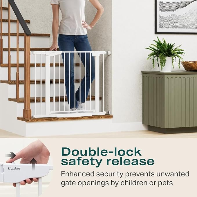 Cumbor 2 Pack 29.7-40.6" Baby Gate - Image 6