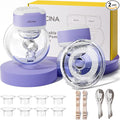 Wearable Breastfeeding Pump Hands Free of Long Battery Life, Portable Electric by LUCINA