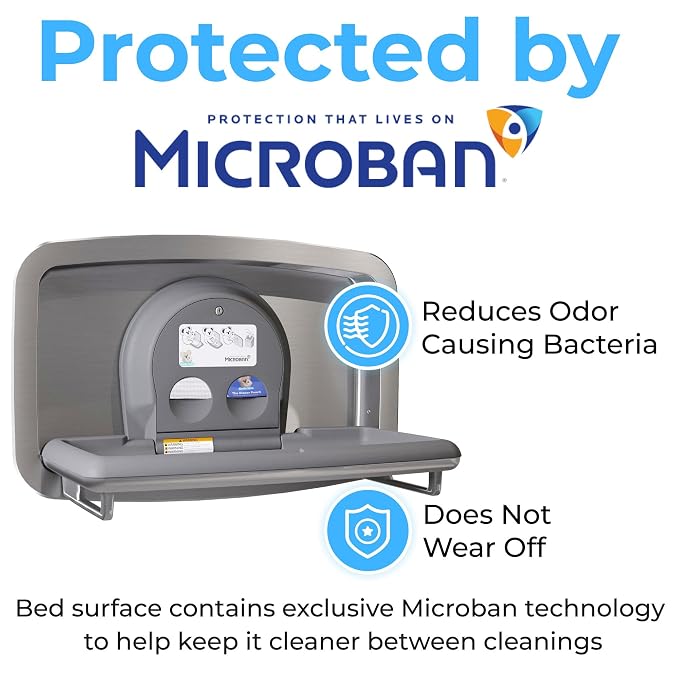 Koala Kare Baby Changing Station Horizontal Recessed-Mounted, Model KB310-SSRE - Image 3