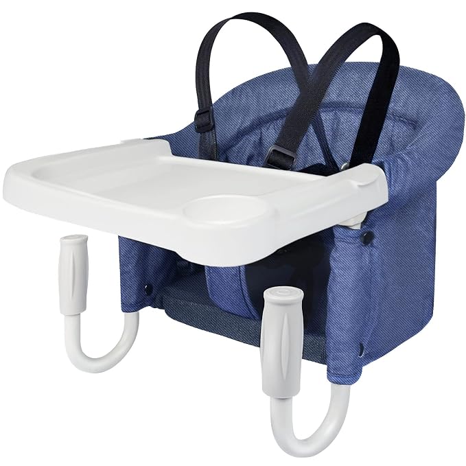 Hook On High Chair with Tray, Fast TableChair Clip on TableHigh Chair, by TOONOONBabyHookChair