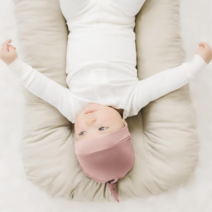 Konssy 6 Pack Baby Newborn Hats Set Knot Beanie Hats Soft - Image 7