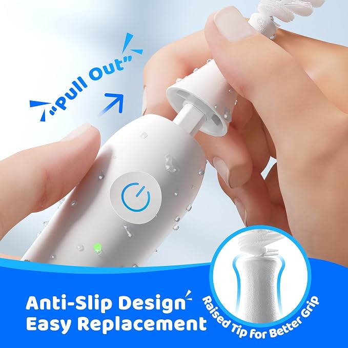 Electric Bottle Brush Cleaner, IPX7 Waterproof Baby Bottle Brush - Image 4