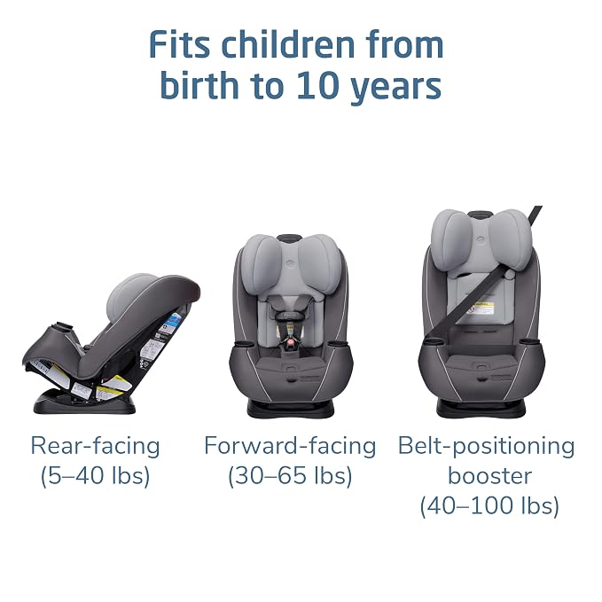 Maxi-Cosi Pria Max 3-in-1 Convertible Car Seat, Infant to Toddler Car Seat - Image 2