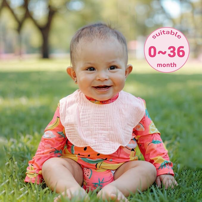 Baby Bibs Muslin Drool Teething Drooling Bibs - Image 2