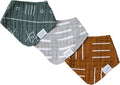 Mebie Baby Muslin Cotton Bib, 3 pack, Baby Bib Set by MebieBaby