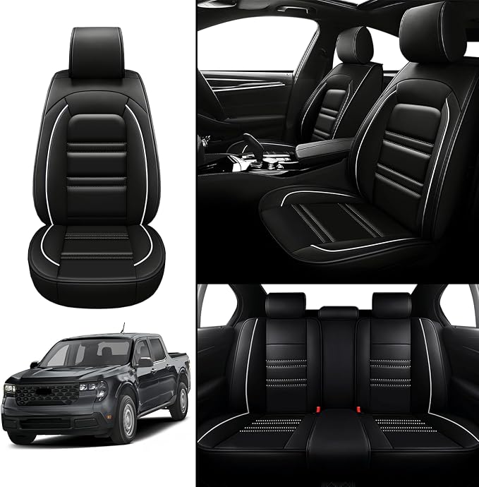 Seat Covers for Ford Maverick 2022-2025 | 5-Seats Leather Seat Covers - Image 2