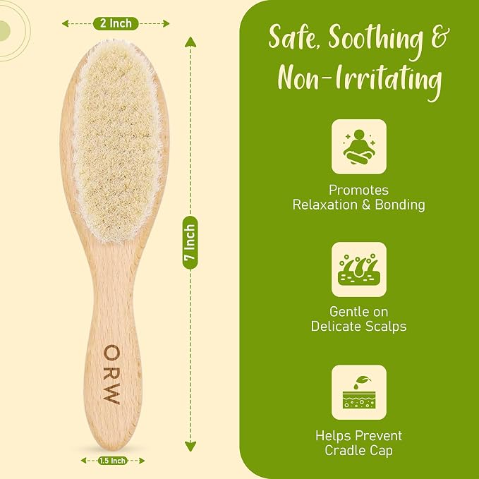 ORW OREN’S Baby Hair Brush - Image 5