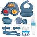 Silicone Baby Feeding Set, Miicasa Baby Led Weaning Supplies Kit by MIICASA