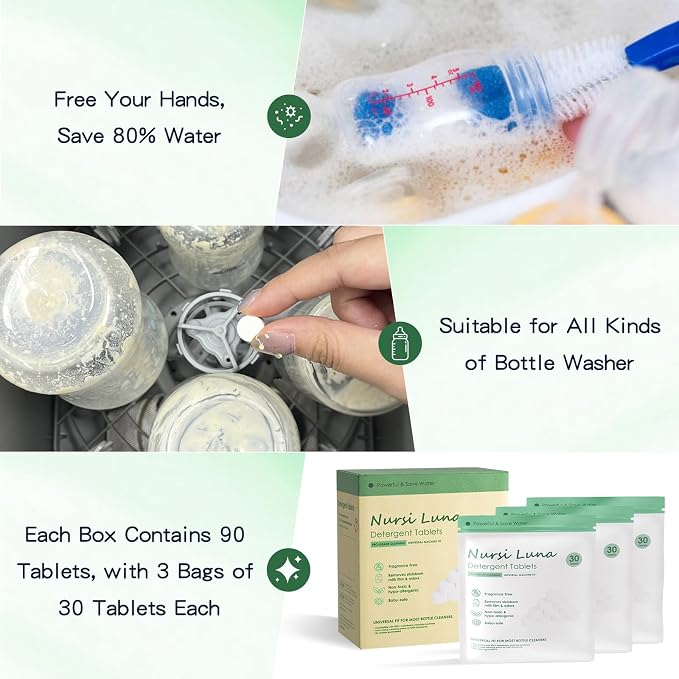 Detergent Tablets for All Brands Baby Bottle Washers, Fast-Dissolving, - Image 5