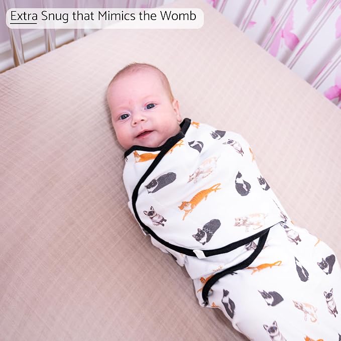 LollyBanks Baby Swaddles, 100% Organic Cotton Swaddle - Image 3