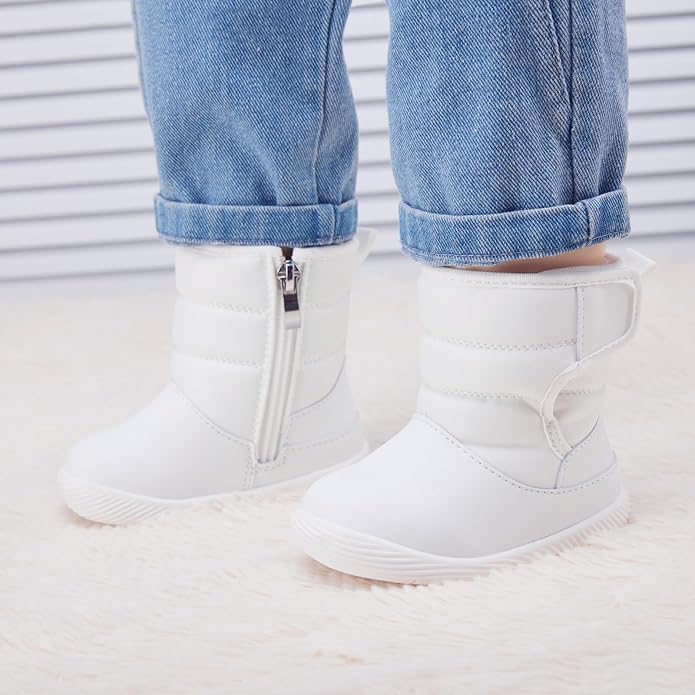 BMCiTYBM Baby Boy Girl Snow Boots Waterproof Winter Warm Booties Nonslip - Image 2